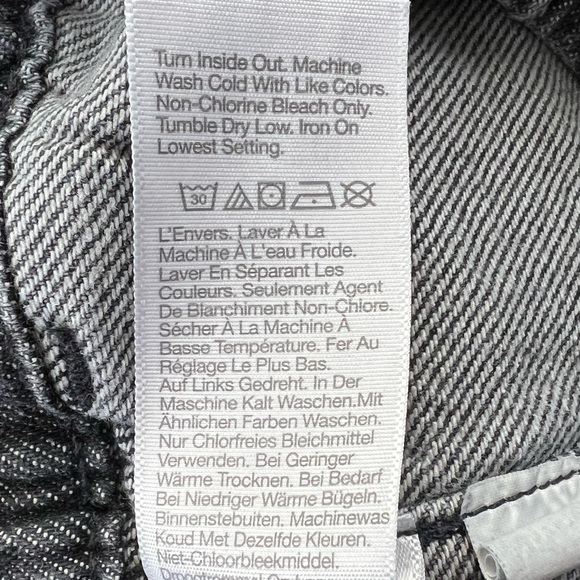 Madewell Relaxed Pull On Elastic Waist Medium Denim Jeans Sz: ST - Picture 12 of 14